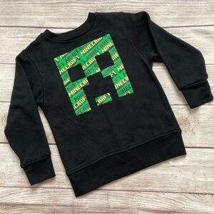 Mad Engine Minecraft Graphic Sweatshirt Boys Size Xtra Small